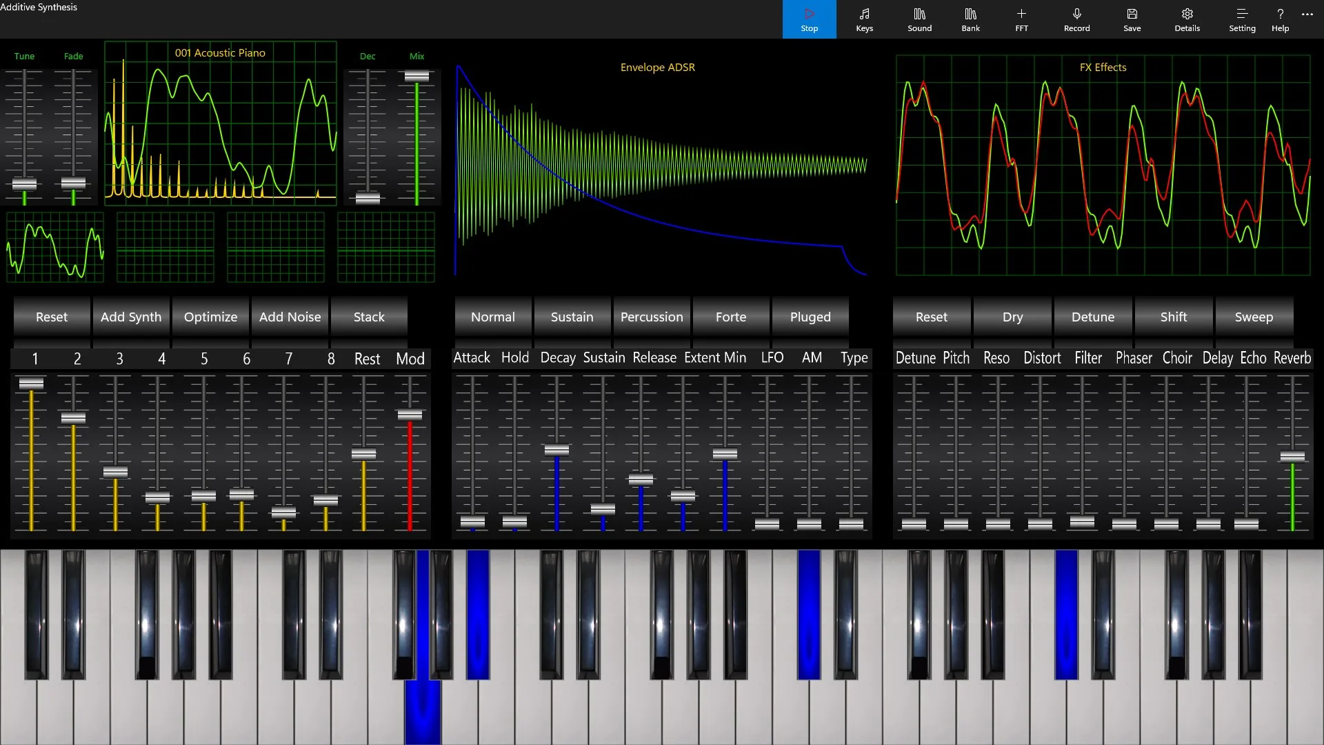 Additive Synthesizer screenshot 3
