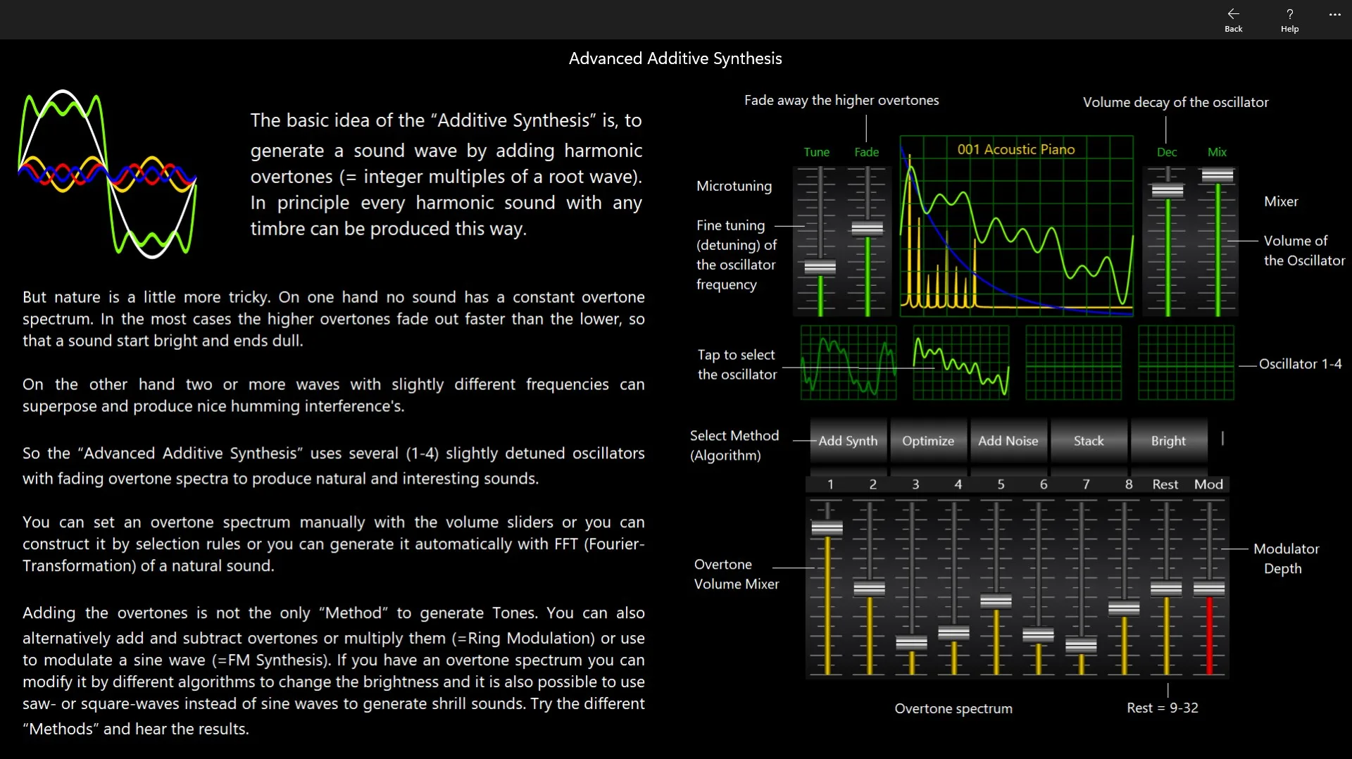 Additive Synthesizer screenshot 5