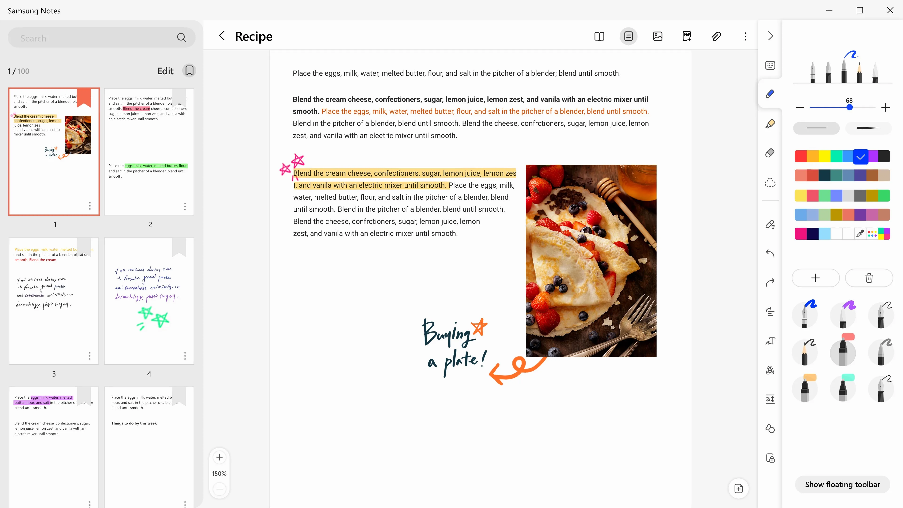 Samsung Notes screenshot 2