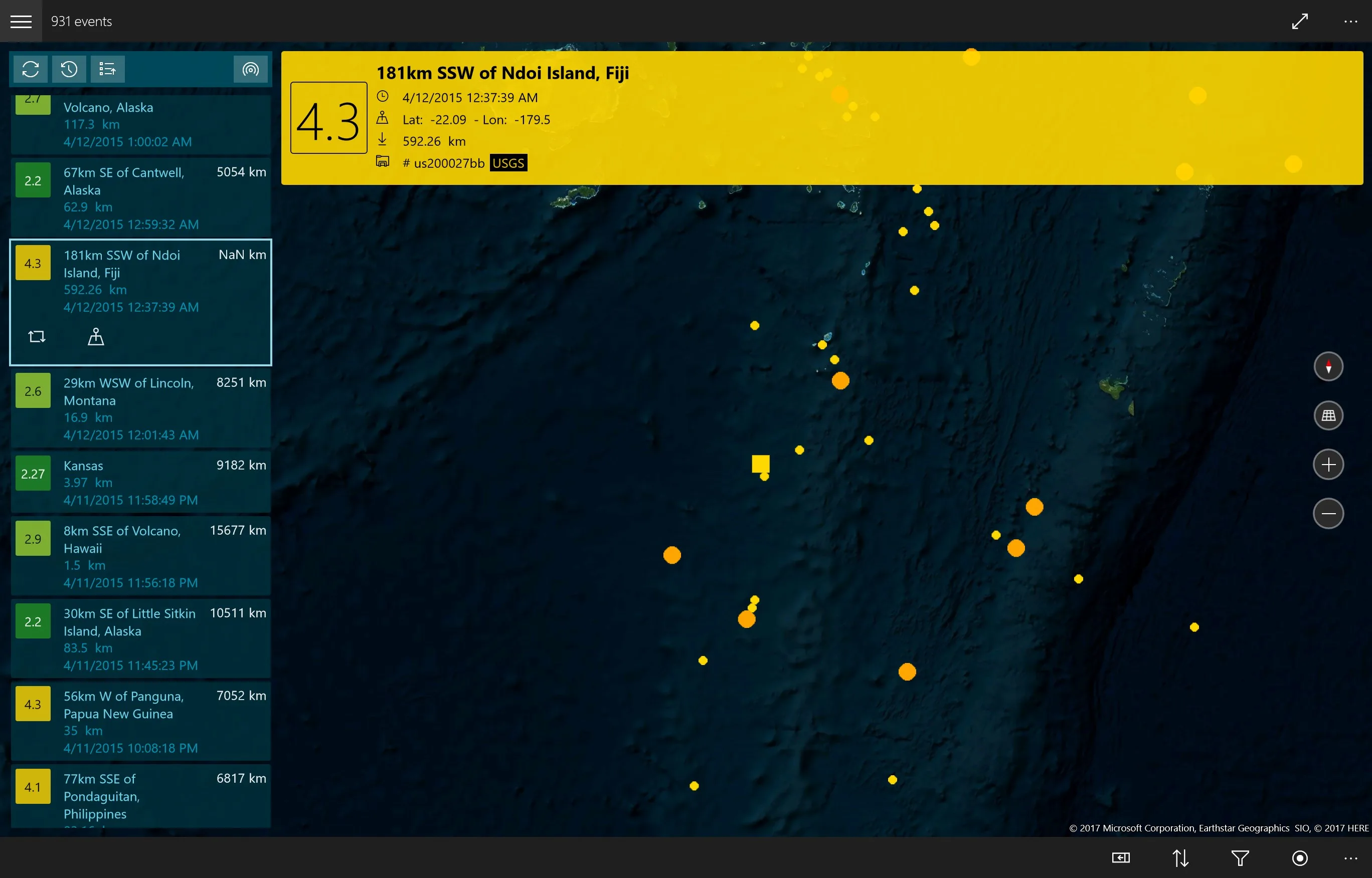 Terrae Motus - Earthquakes tracking screenshot 4