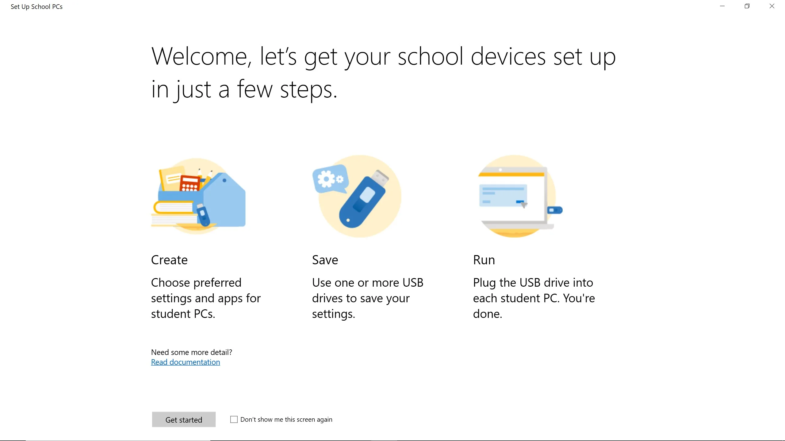 Set up School PCs screenshot 1