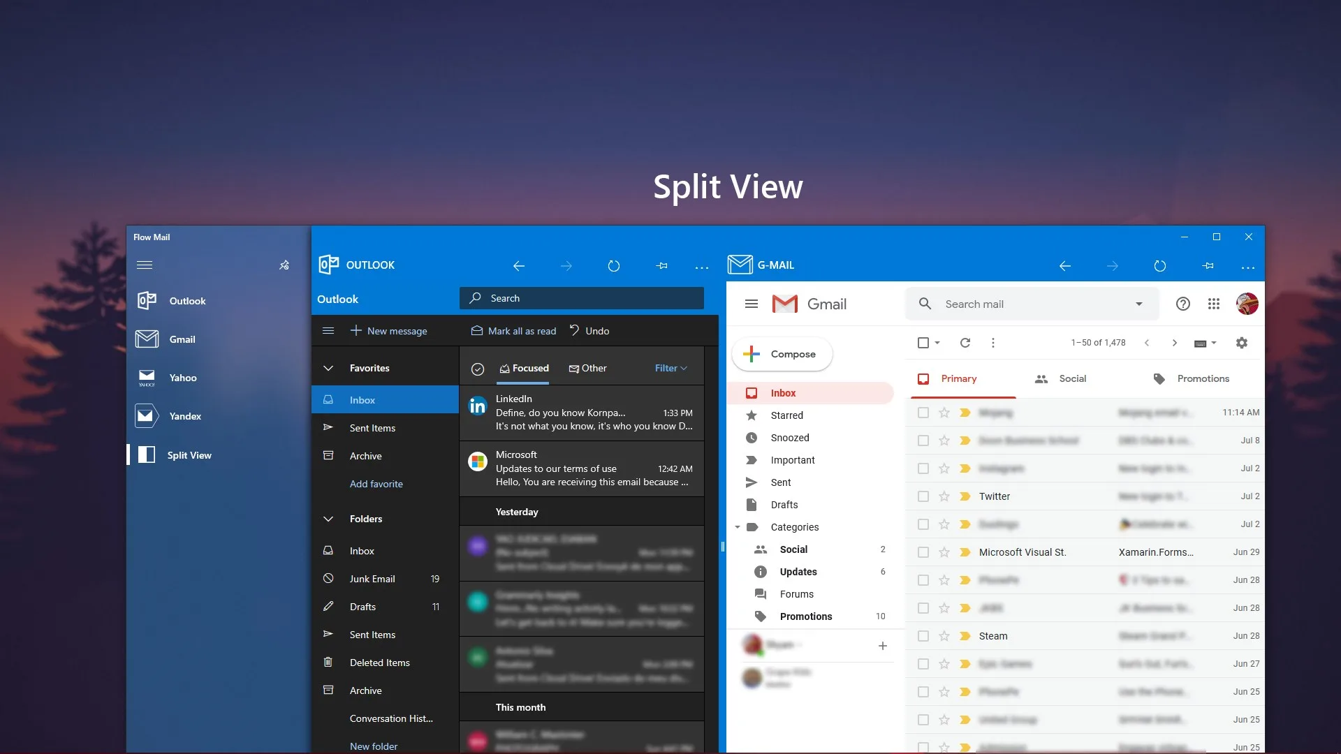 Flow Mail - Manage Email Accounts screenshot 1