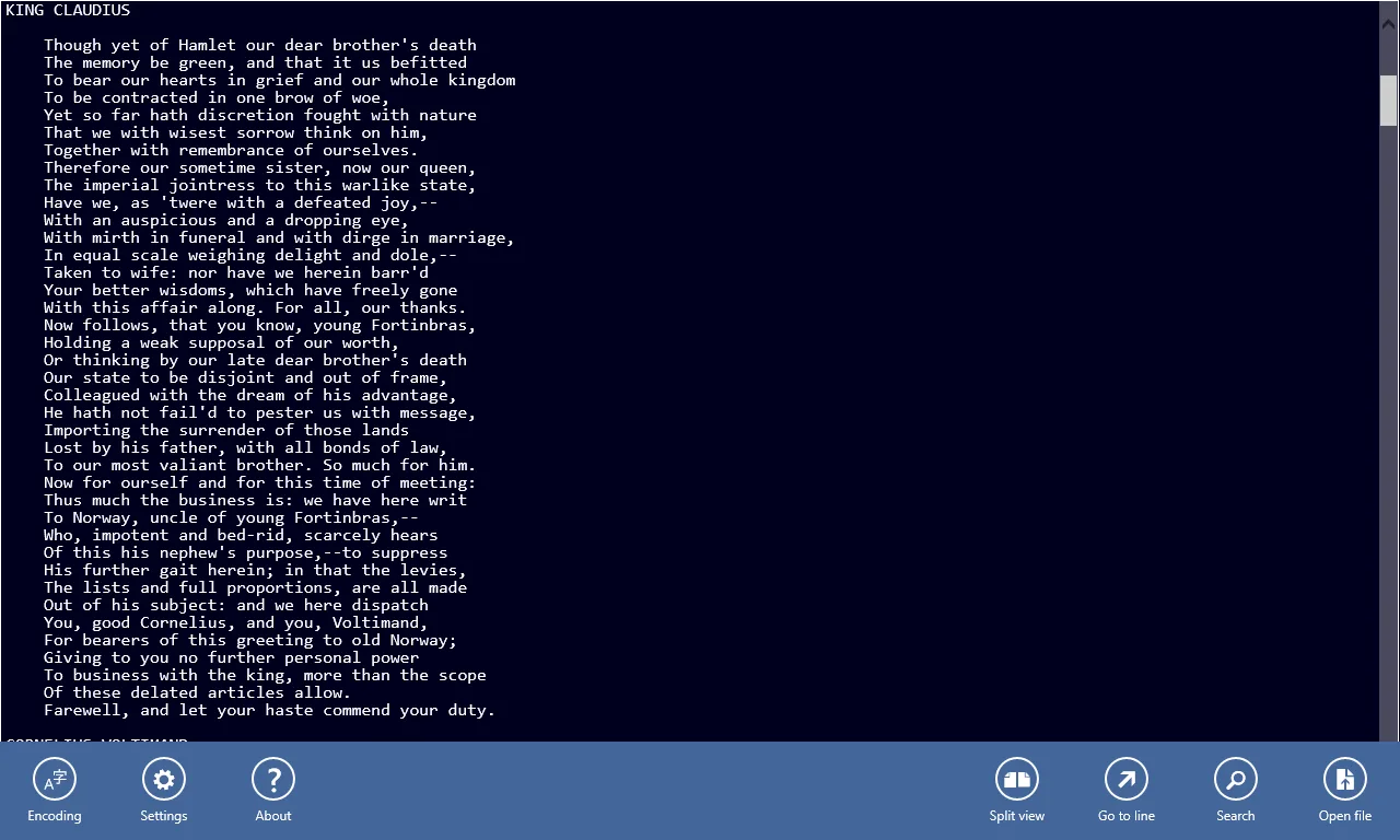 Large text viewer screenshot 2