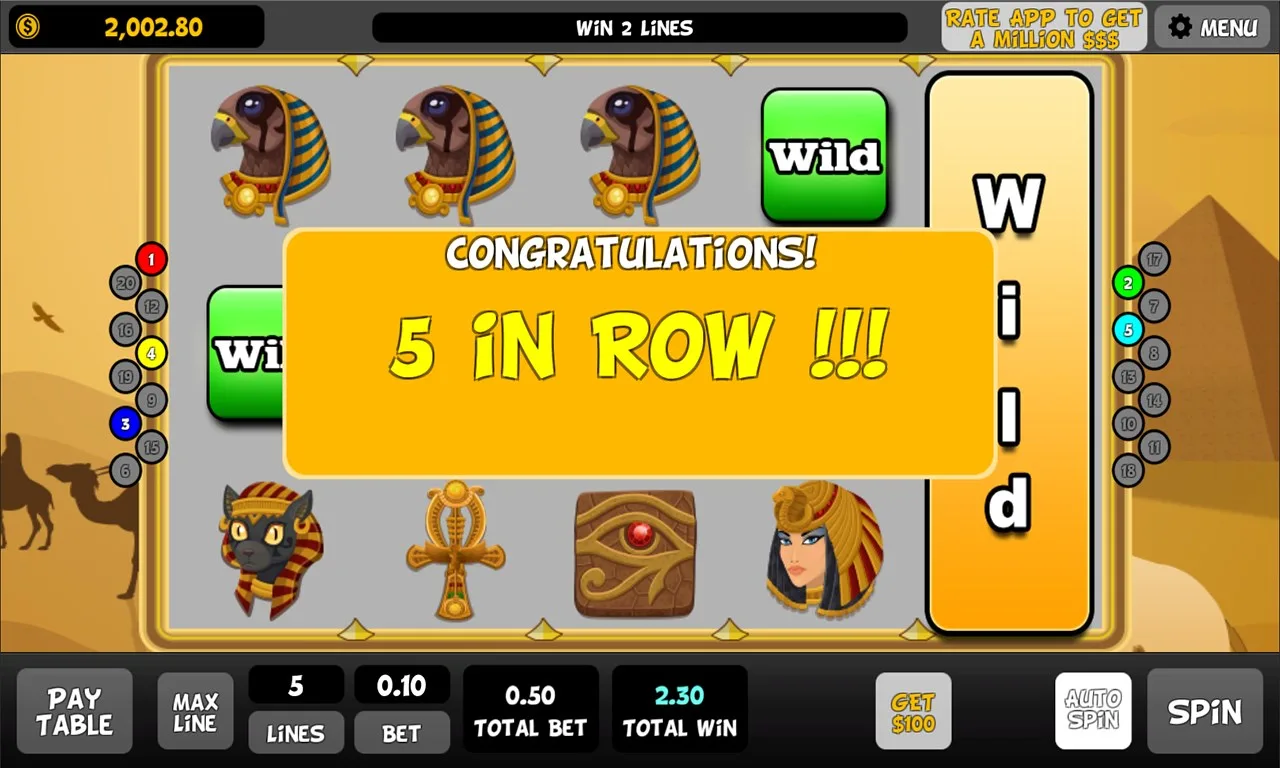 Slots - Pharaoh's Funerary Mask screenshot 5