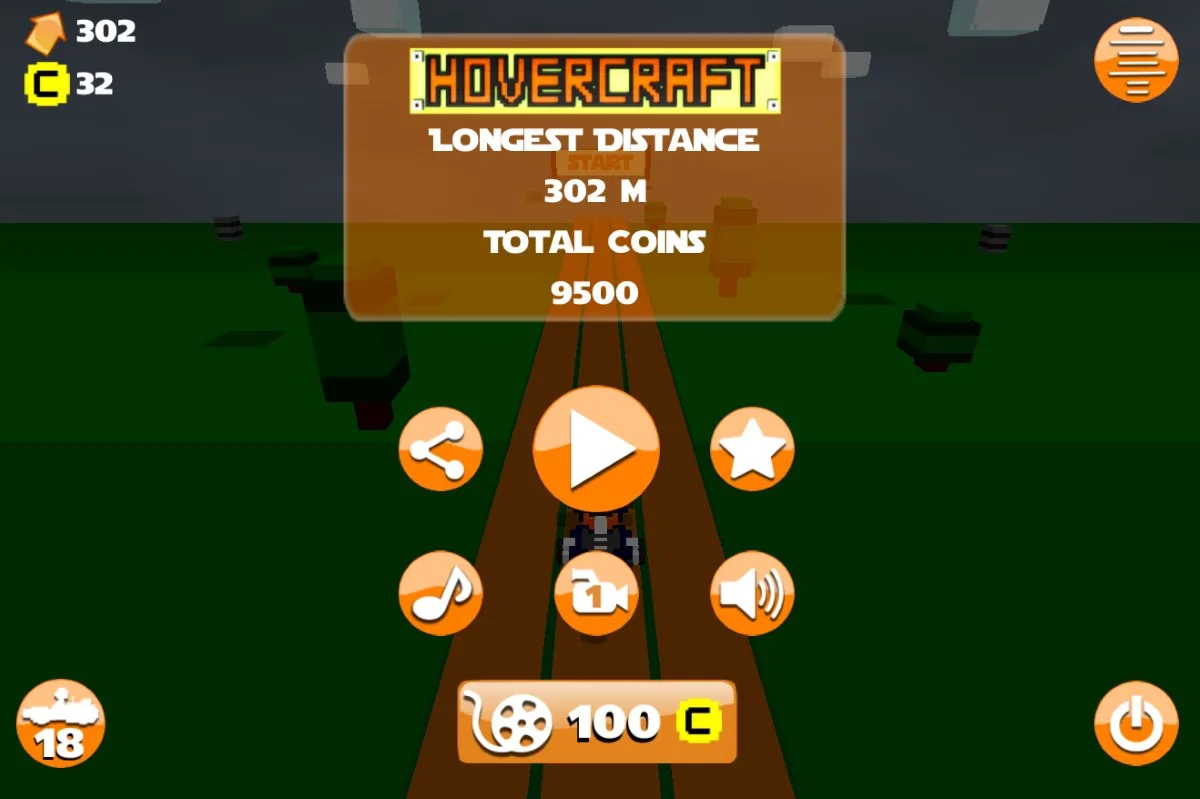 Hovercraft Run screenshot 1