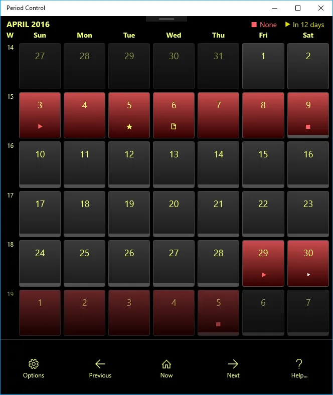 Period Control screenshot 3