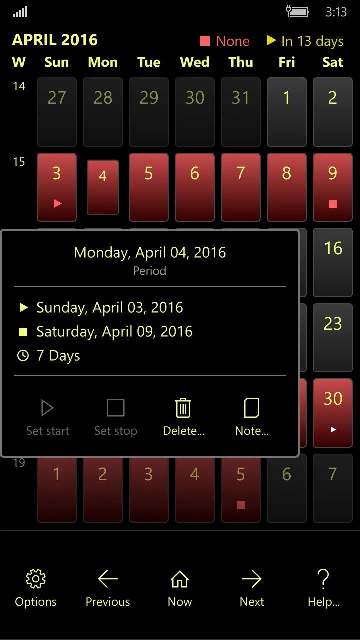 Period Control screenshot 5