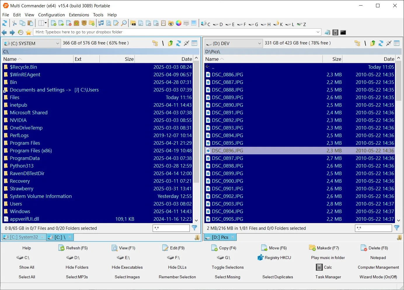 MultiCommander SE (Store Edition) screenshot 2