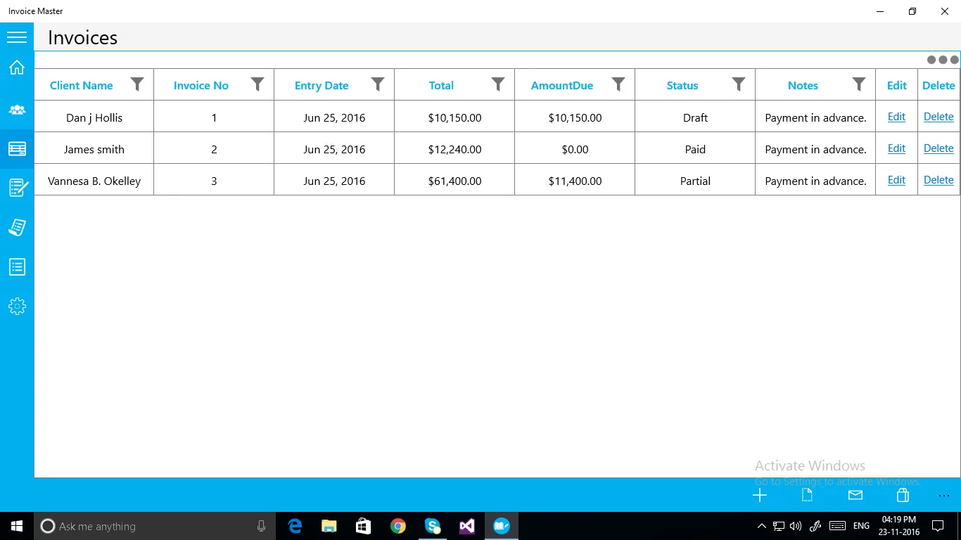 Invoice Master screenshot 1