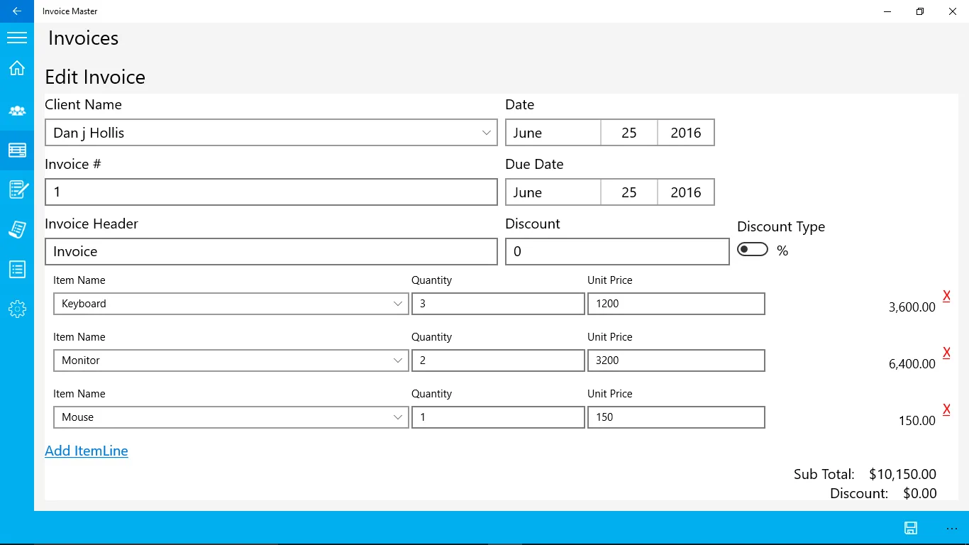 Invoice Master screenshot 2