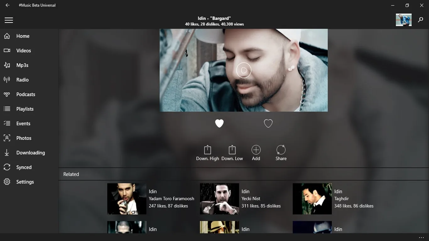 #Music Beta Universal screenshot 5