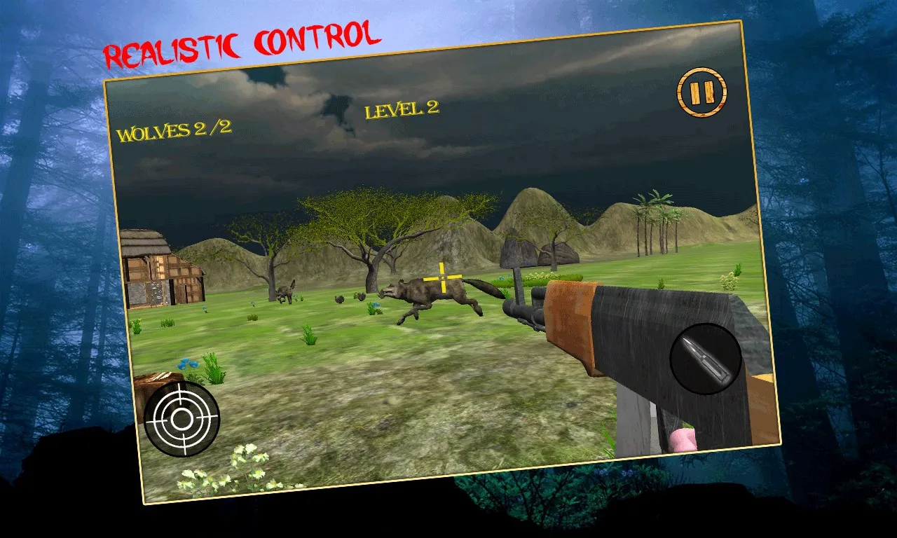 Hunting Jungle Wild Wolf 3D screenshot 2