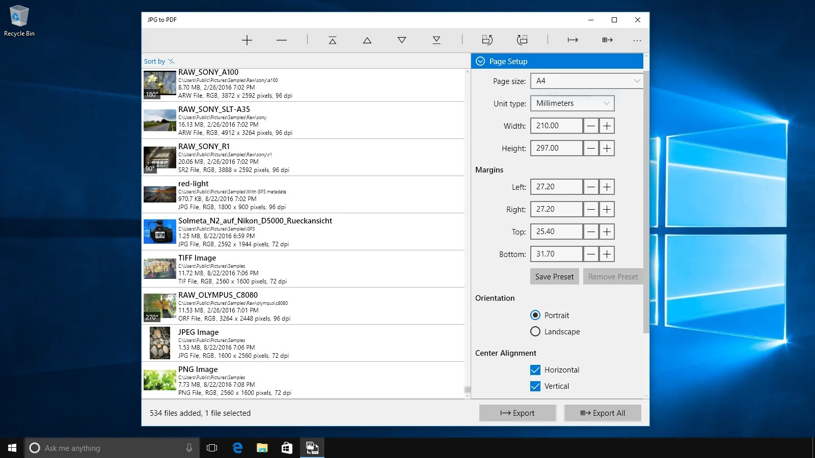 JPG to PDF : Export All Images into PDF screenshot 3