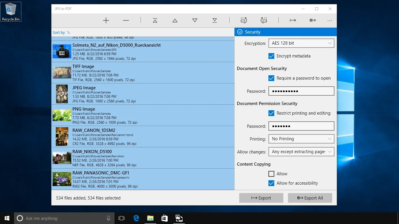 JPG to PDF : Export All Images into PDF screenshot 5