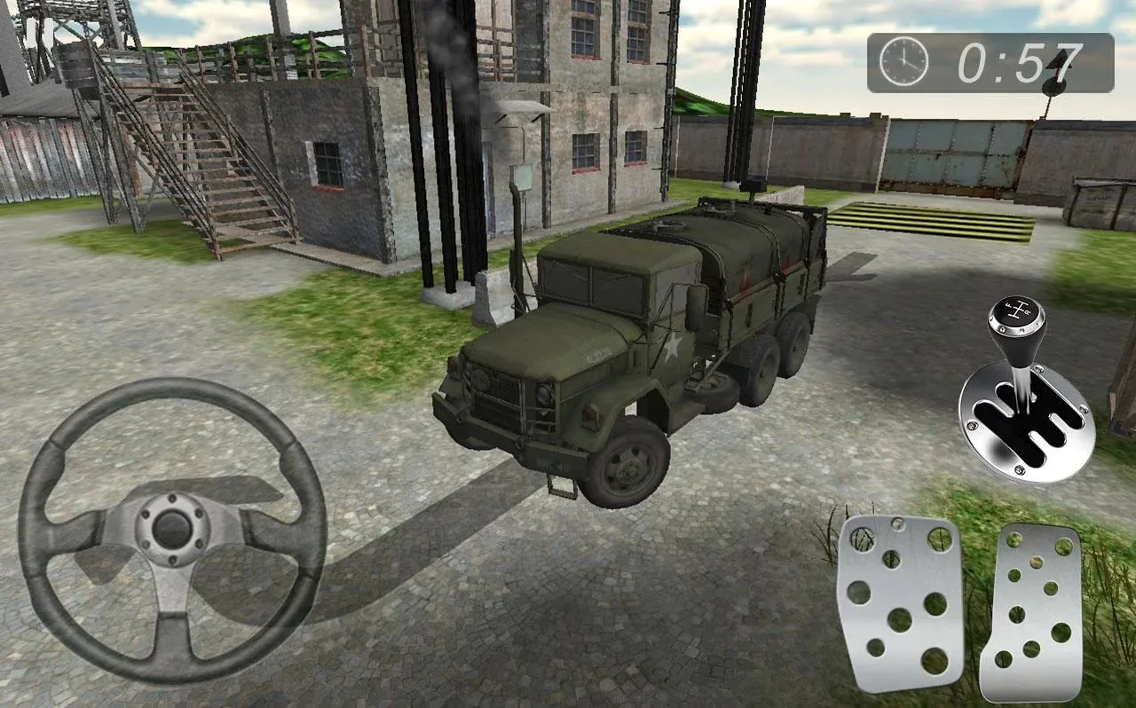 Military Jeep Parking Driving Simulation 3D screenshot 2