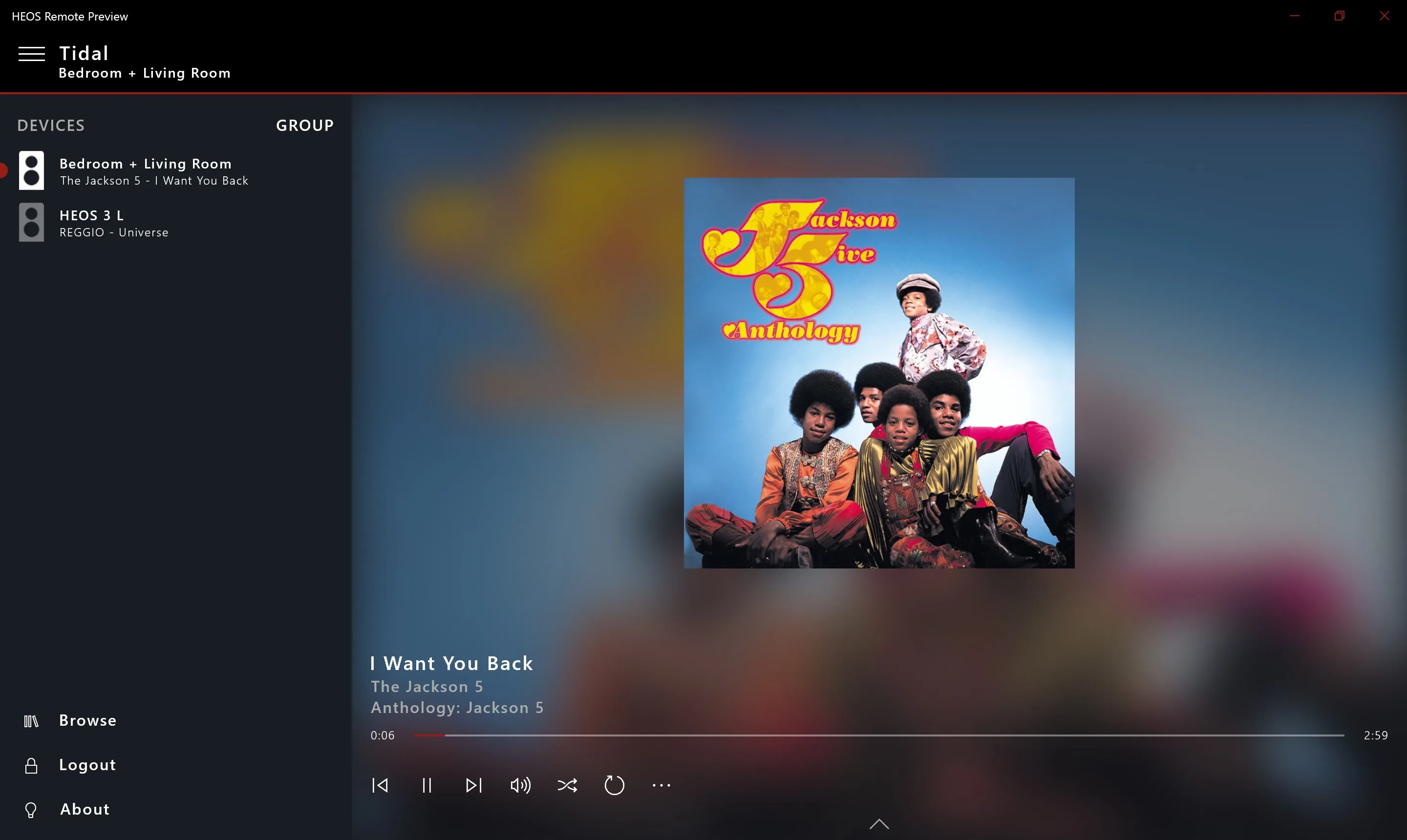 HEOS Remote screenshot 2