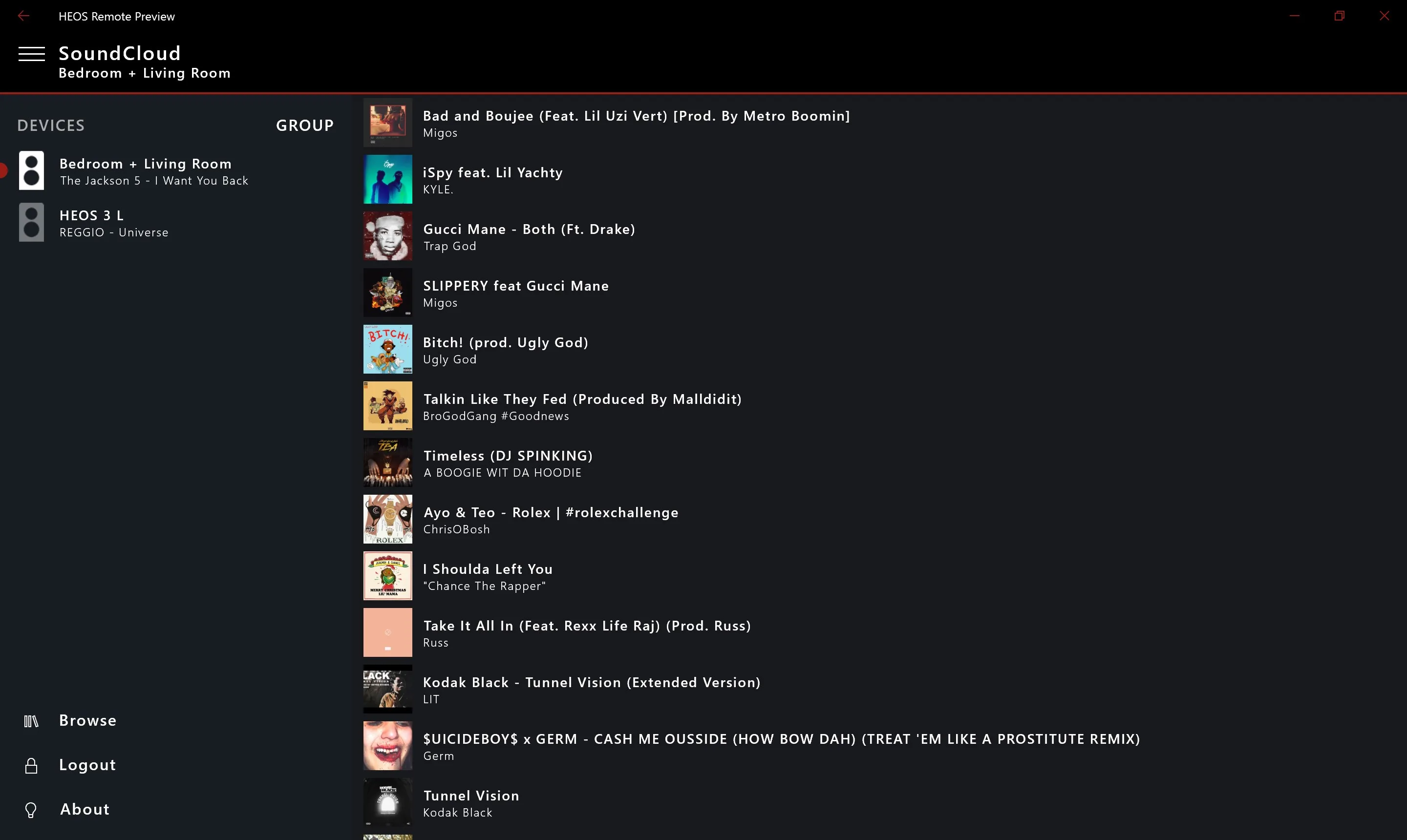HEOS Remote screenshot 3
