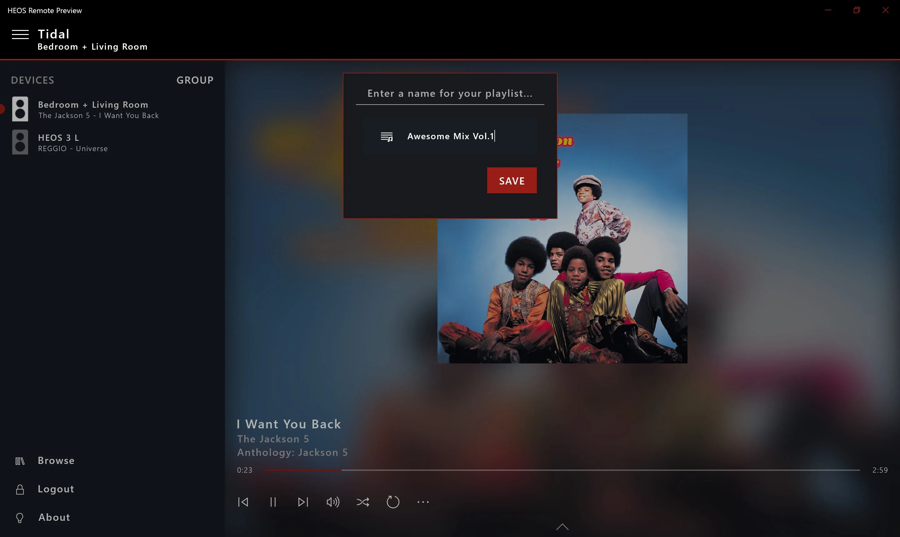 HEOS Remote screenshot 5