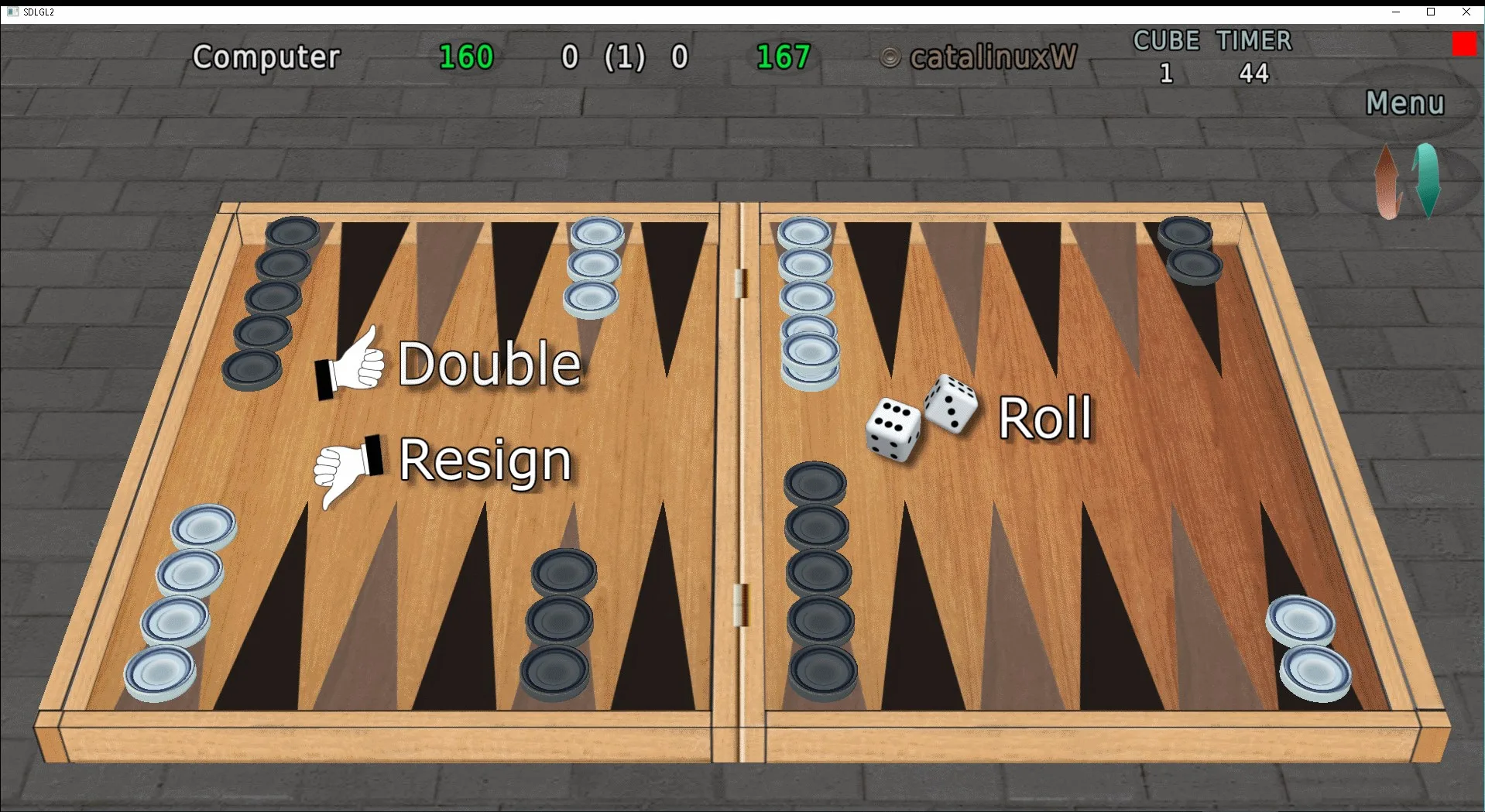 Backgammon Reloaded 3D screenshot 1