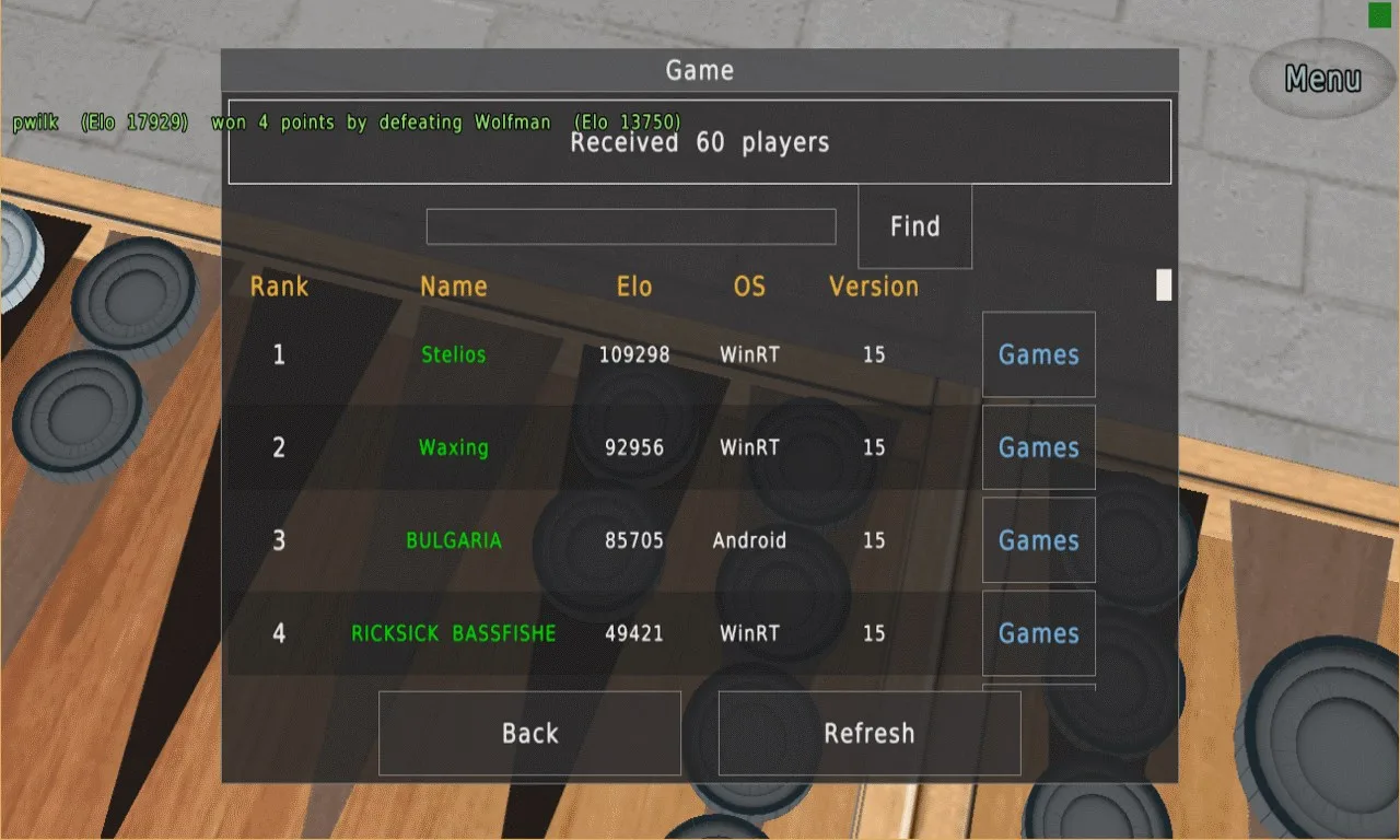 Backgammon Reloaded 3D screenshot 2
