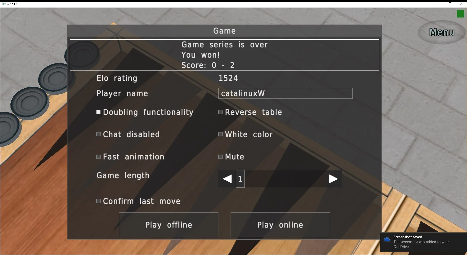 Backgammon Reloaded 3D screenshot 4