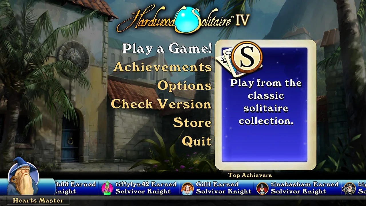 Hardwood Solitaire screenshot 1