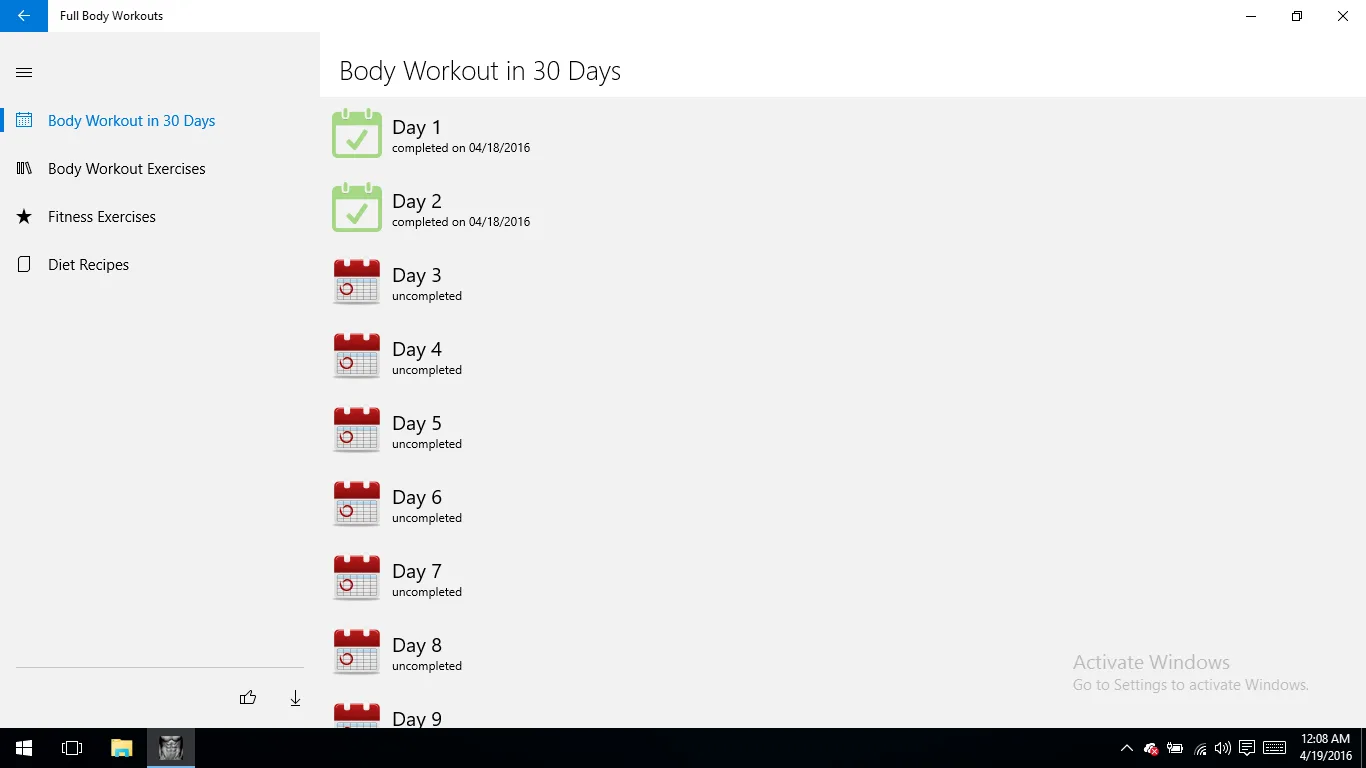 Full Body Workouts screenshot 5