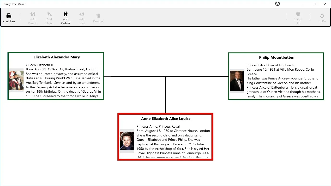 Family Tree Designer screenshot 3
