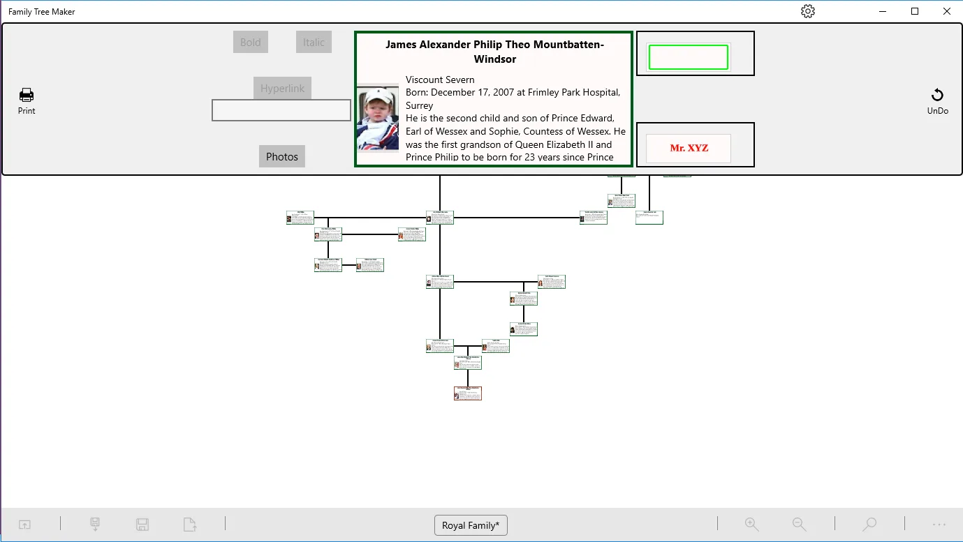 Family Tree Designer screenshot 4