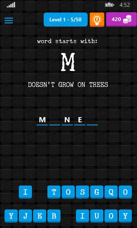 1 Word Quiz screenshot 3