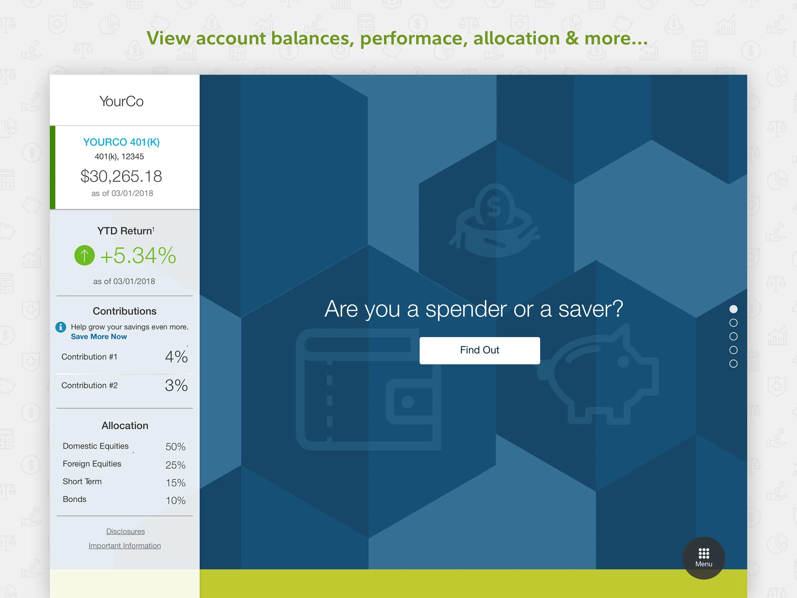 NetBenefits by Fidelity screenshot 2