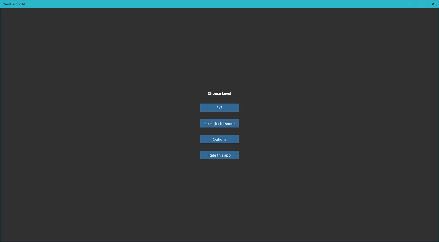 Scrabble game UWP screenshot 1