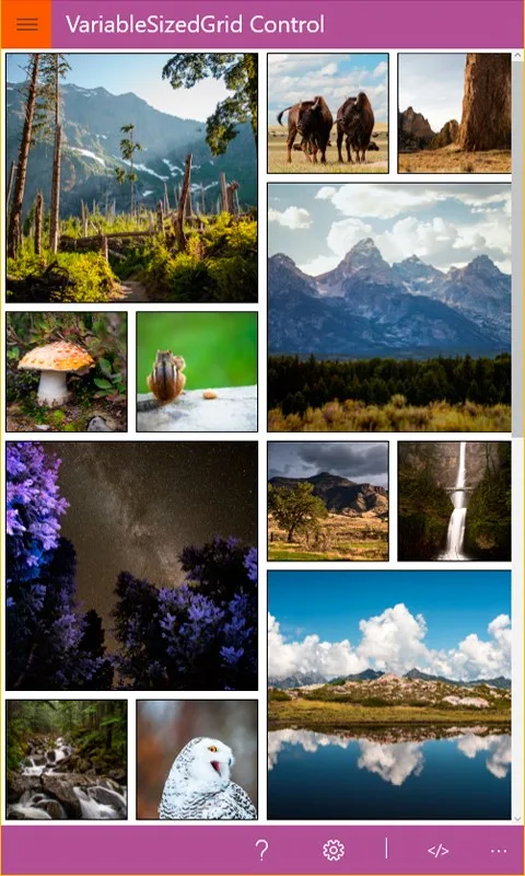 Windows App Studio UWP Samples screenshot 2