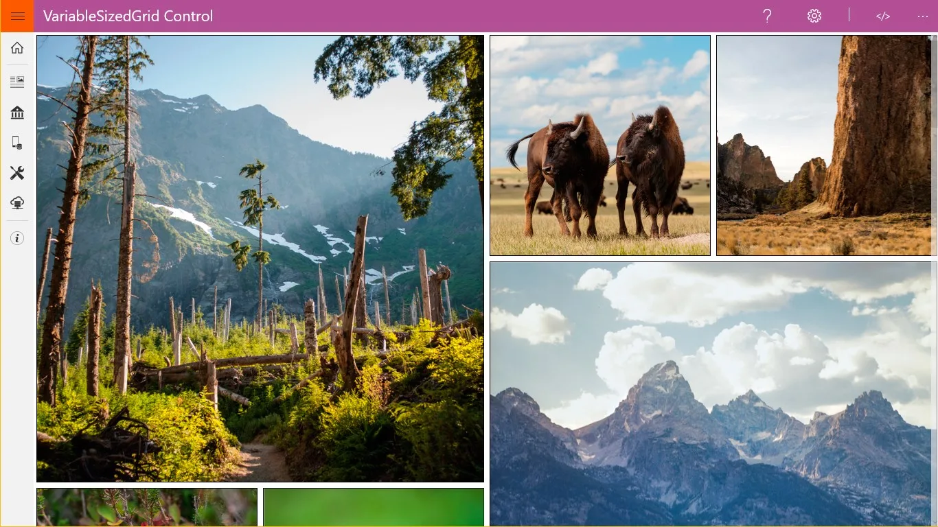 Windows App Studio UWP Samples screenshot 3