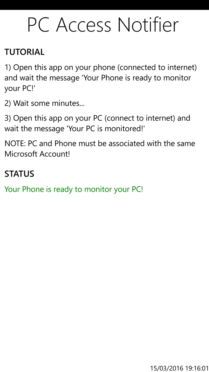 PC Access Notifier screenshot 2