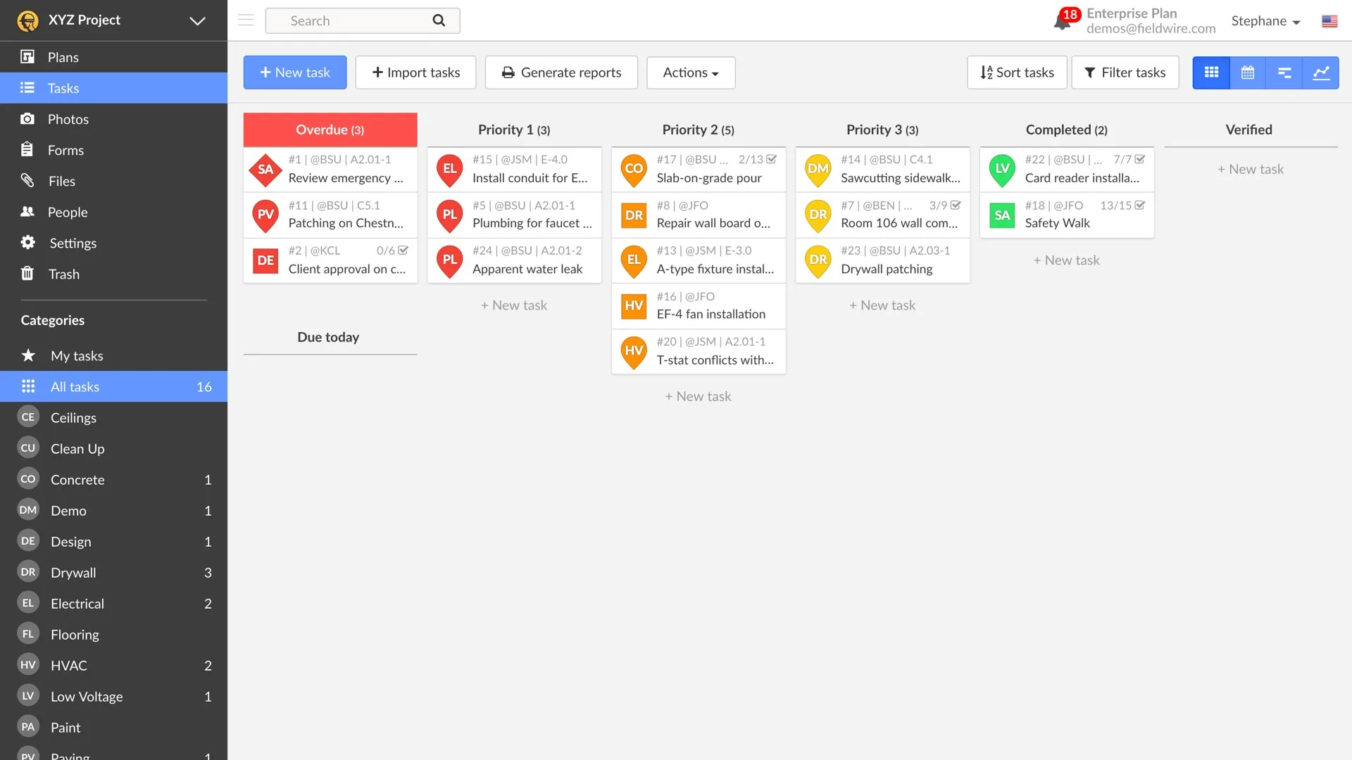 Fieldwire screenshot 1