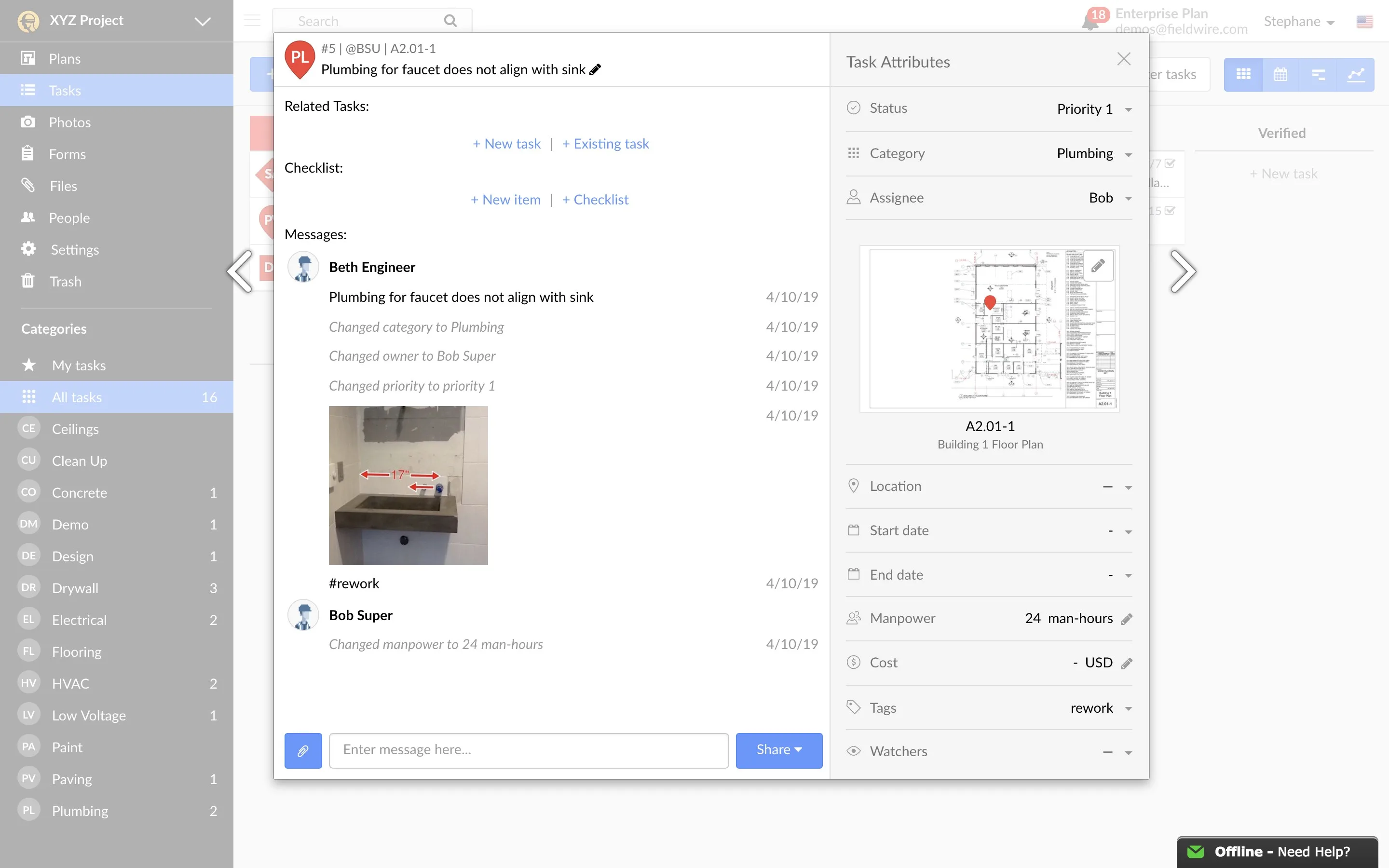 Fieldwire screenshot 3