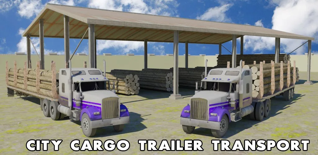 City Cargo Trailer Transporter 3D screenshot 1