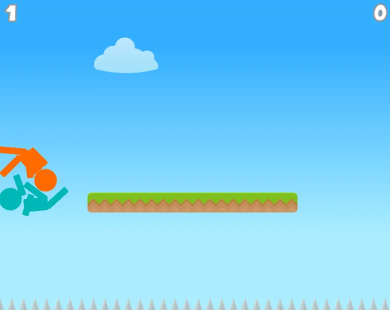 Don't Fall! - 2 player ragdoll game screenshot 2
