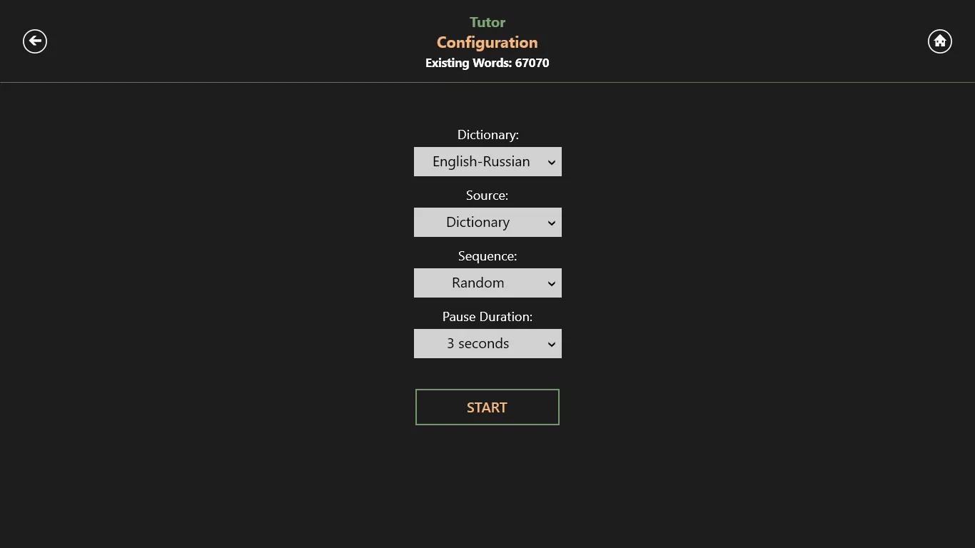 Dictutor EN-RU screenshot 2