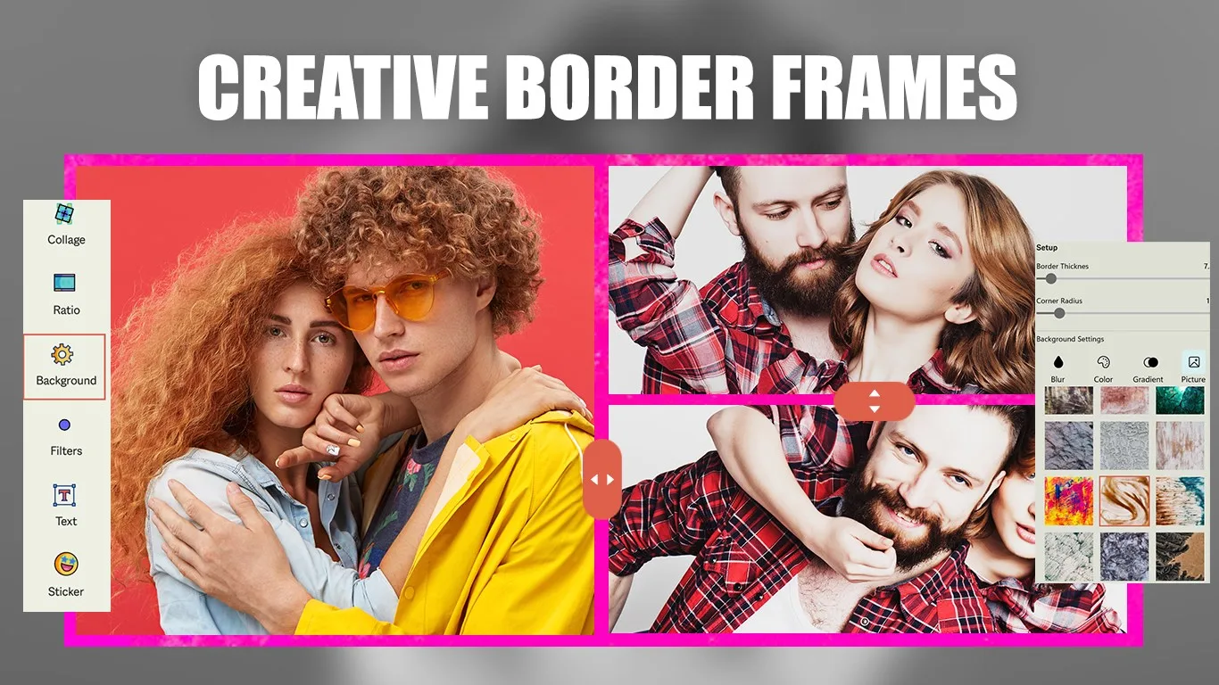 Photo Frame Editor Collage screenshot 2