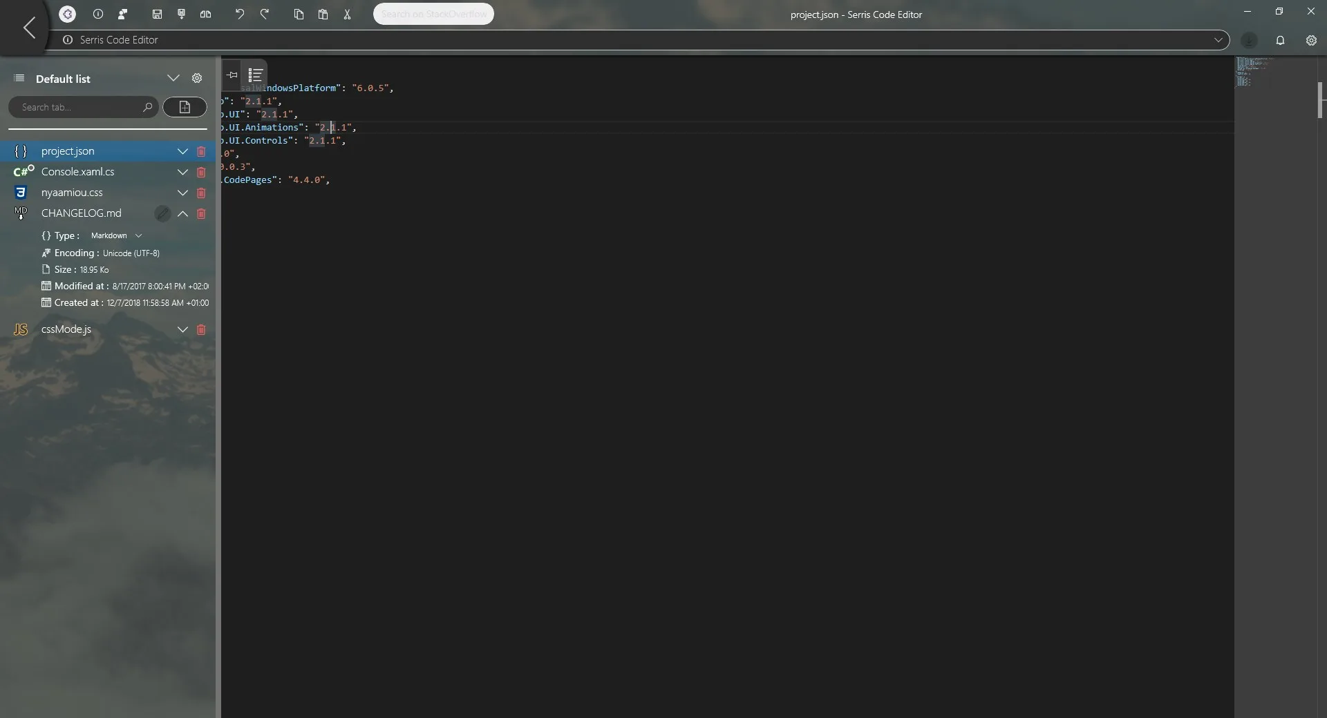 Serris Code Editor screenshot 3