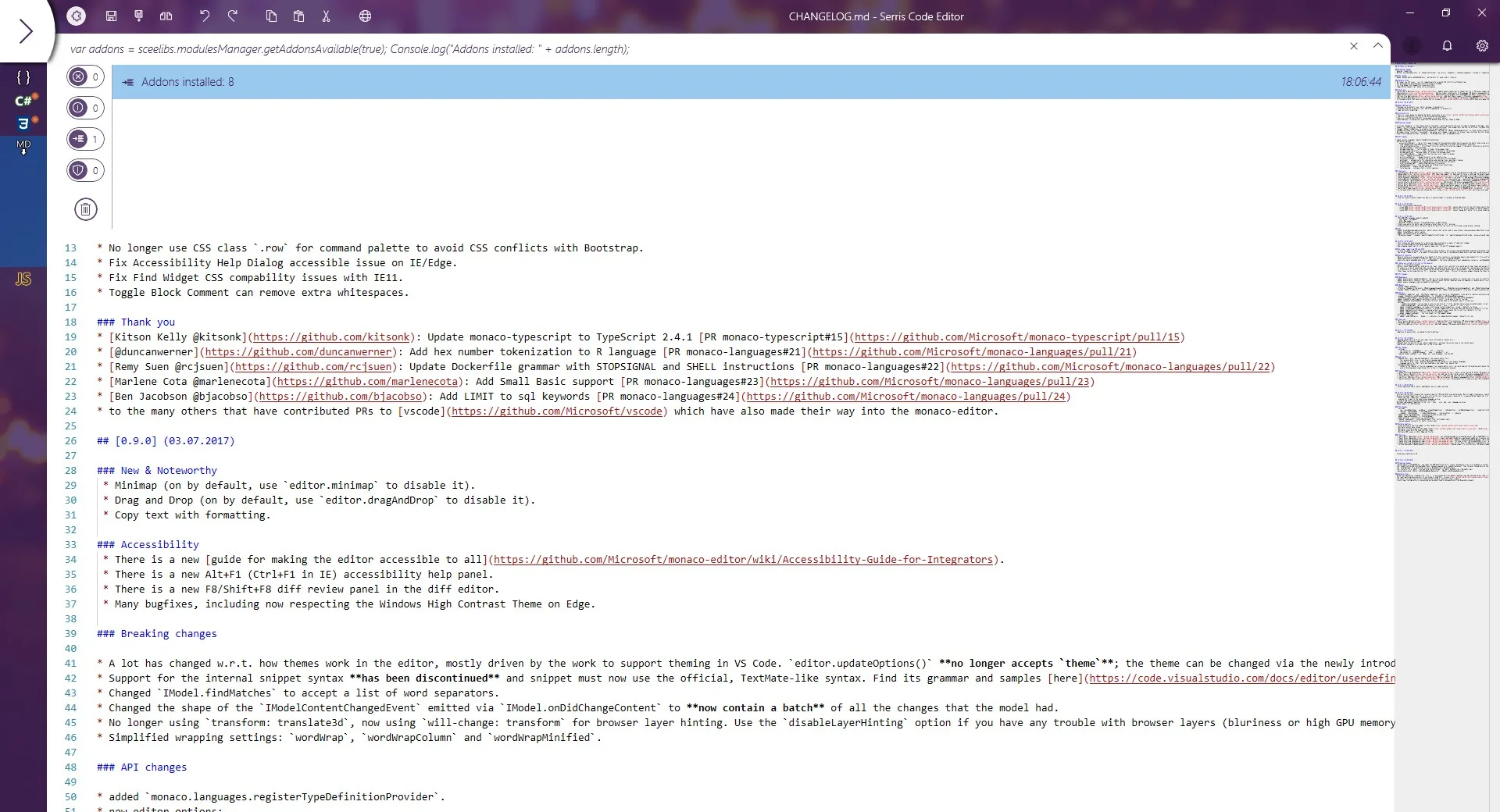 Serris Code Editor screenshot 5