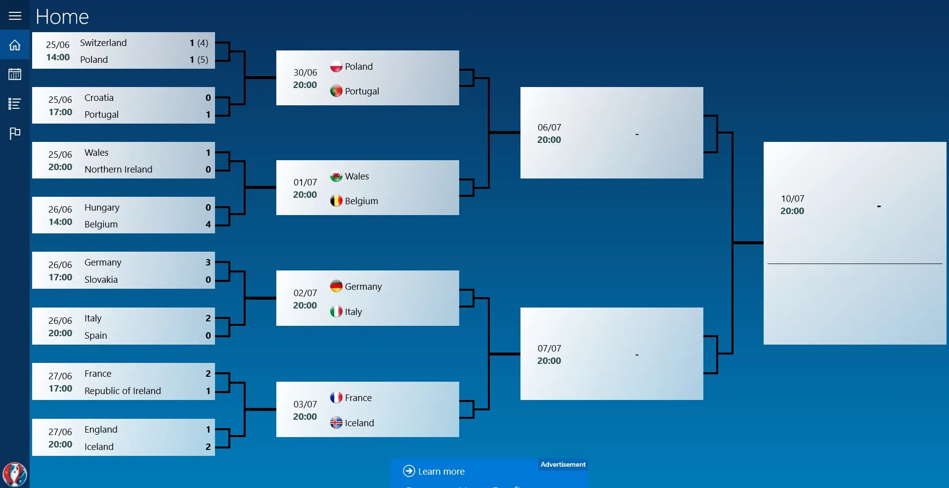 Euro Score 2016 screenshot 3