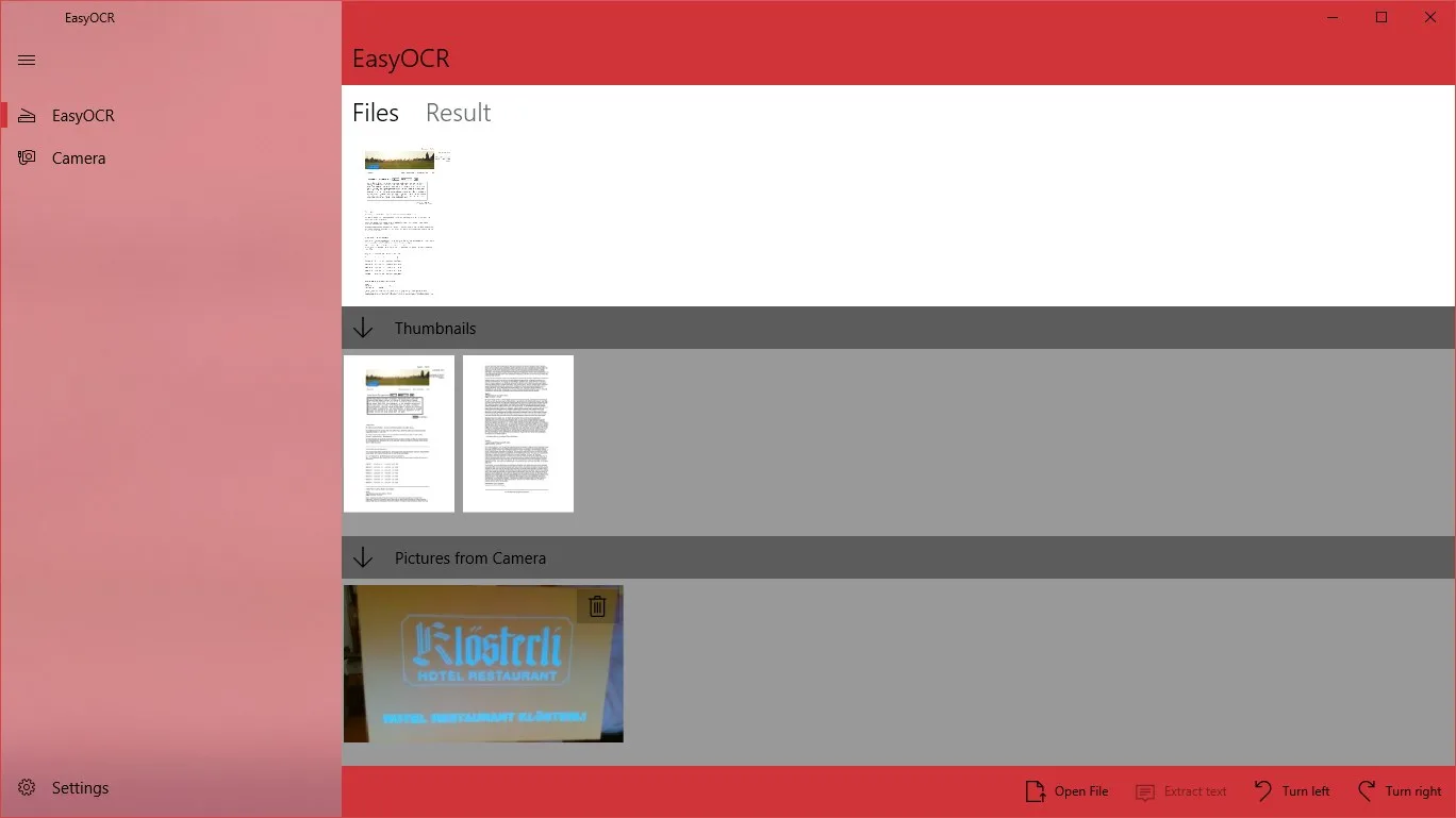 EasyOCR screenshot 1
