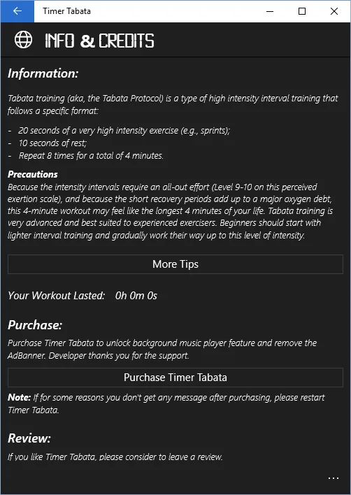 Timer Tabata screenshot 5