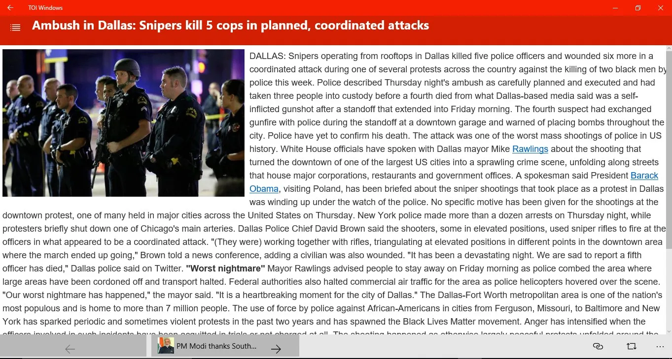 TOI App screenshot 1