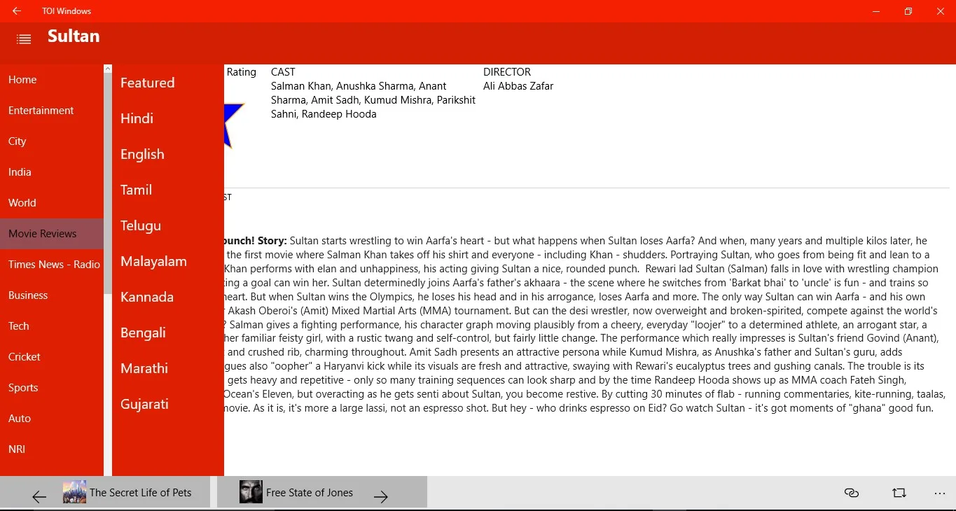 TOI App screenshot 2