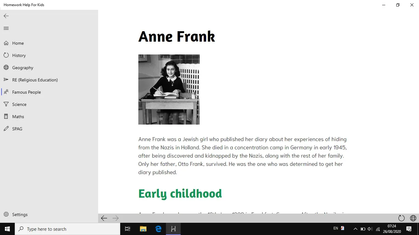 Homework Help For Kids screenshot 2