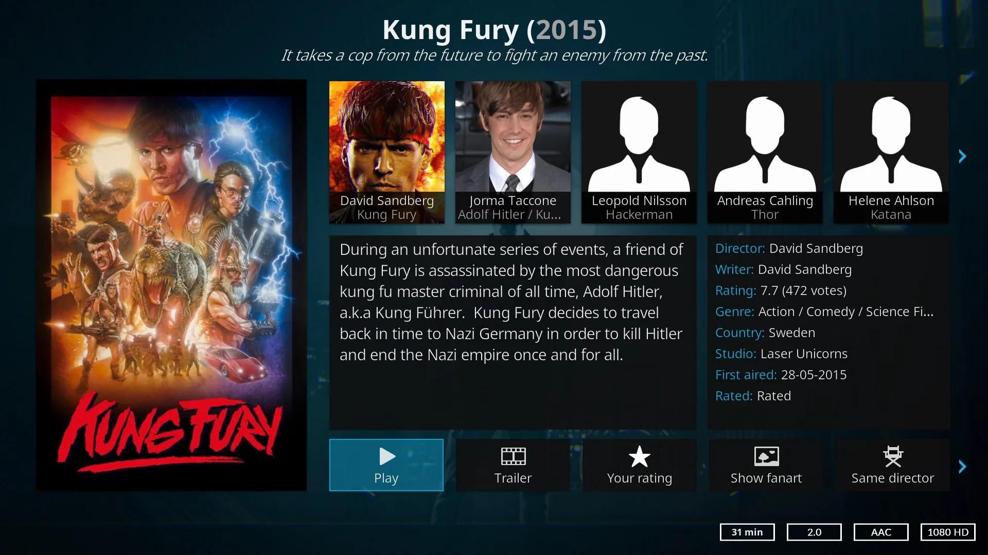 Kodi screenshot 1